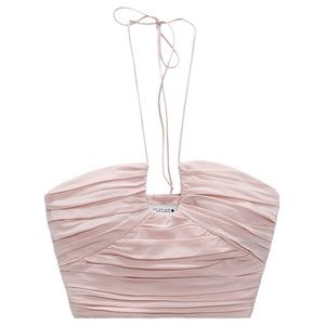 Zara nwt DRAPED TOP LIMITED EDITION
Pale pink